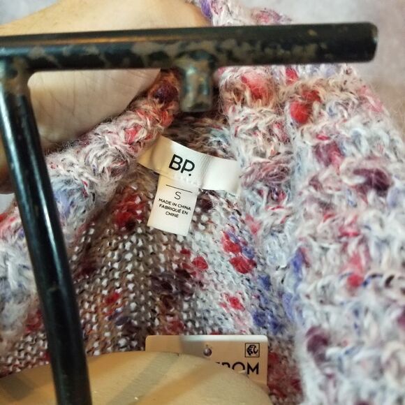 SWEATER SALE 3/$30  BP Multicolor Cowl Neck Sweater Size Small - Picture 7 of 7